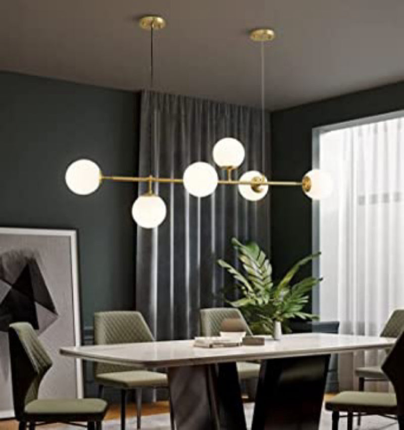 6-Light Modern Sputnik Chandelier by USOR - Australian Chandelier Store