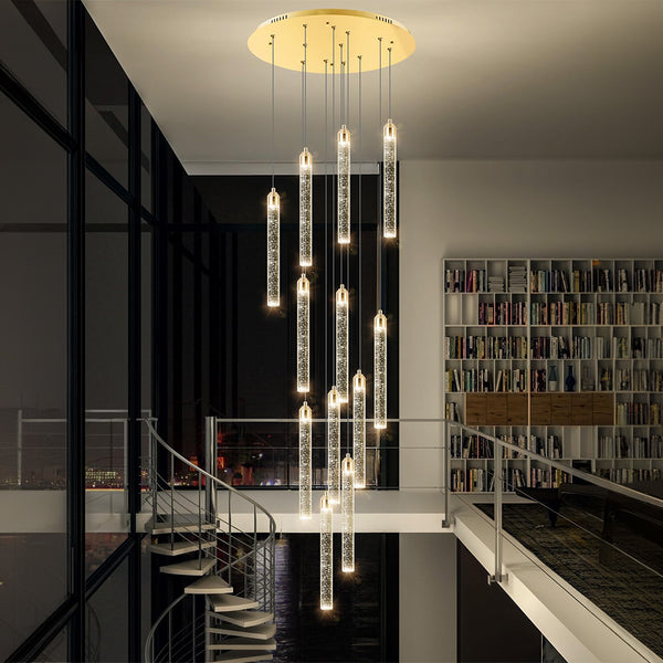 Modern Luxury Gold Crystal Chandelier by USOR - Australian Chandelier Store