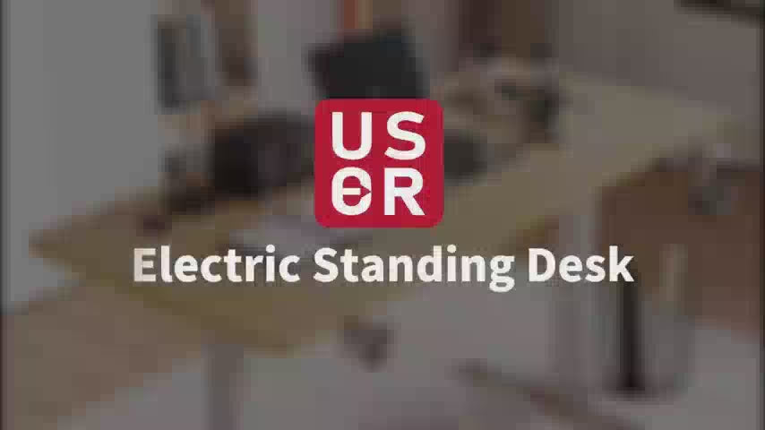 Load video: Electric Standing Desk by USOR - Australian Furniture &amp; Homeware Store
