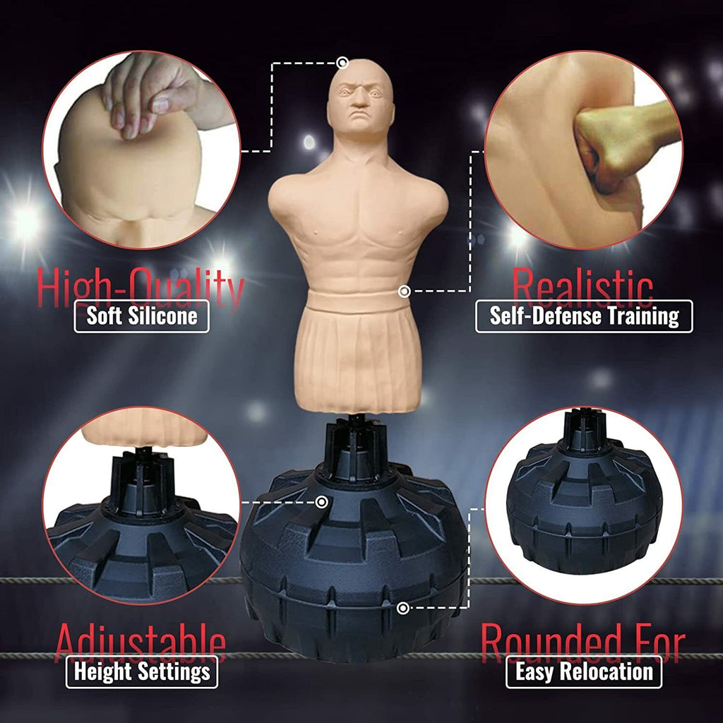 Boxing Punching Bag Dummy Bob Human Free Standing Body Opponent Bag