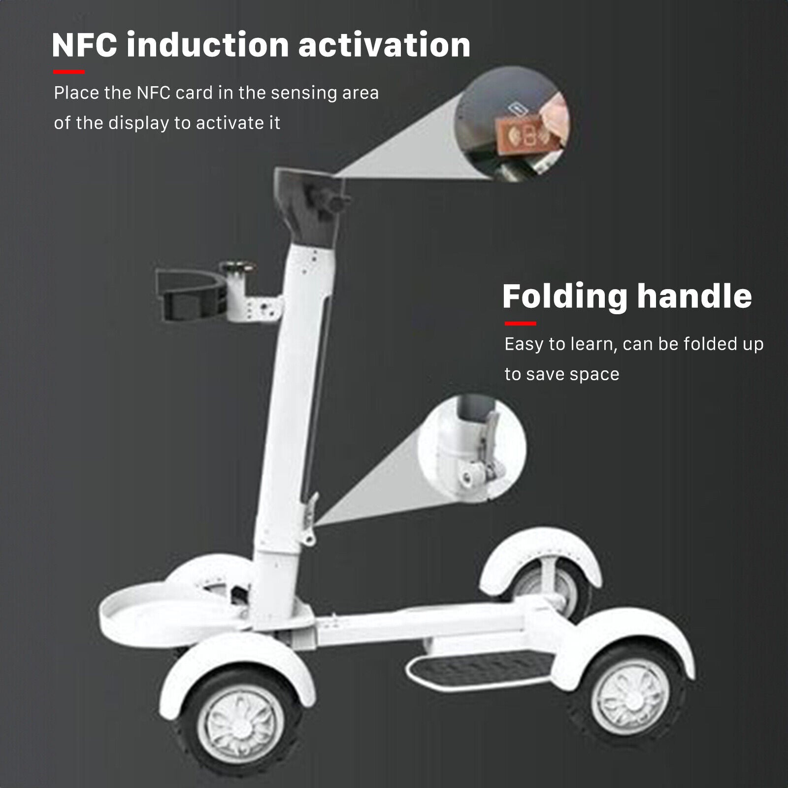 Foldable Sit & Ride Electric Golf Scooter by USOR - Australian Electronic Mobility Device Store