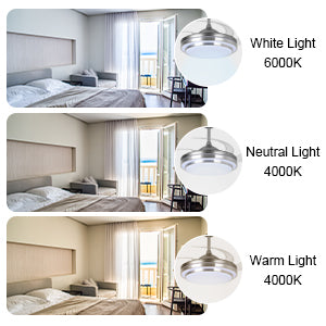 42'' Modern Silver Ceiling Fan with Light & Remote Control by USOR - Australian Ceiling Fan Store