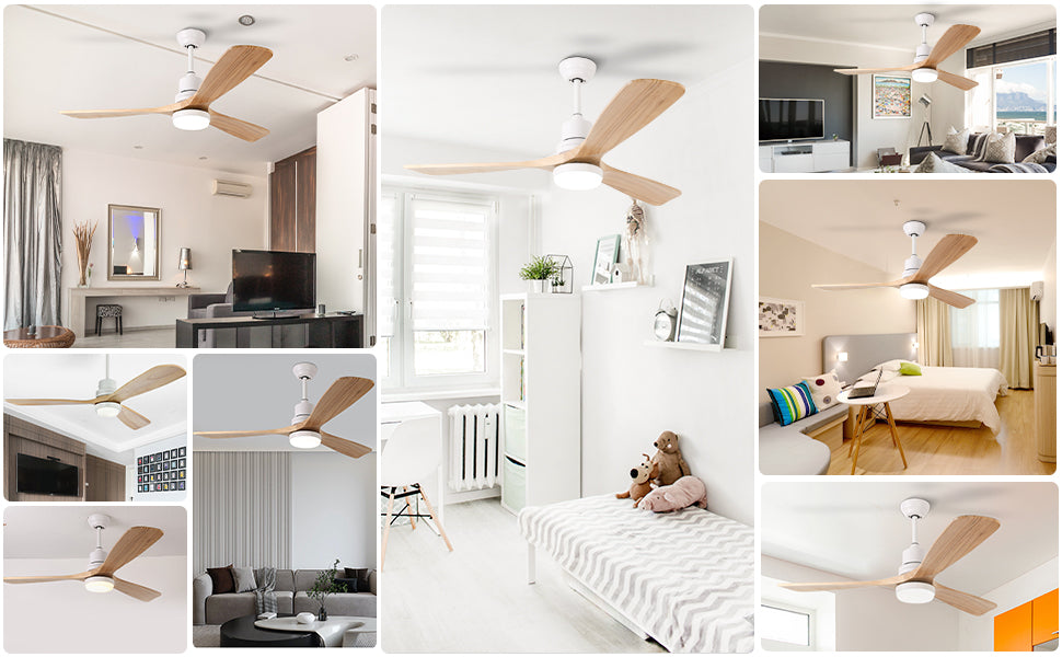 52'' Ceiling Fan with Lightby USOR - Australian Ceiling Fan Store