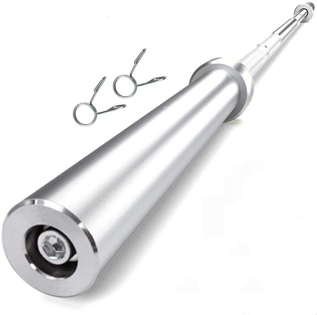Olympic Barbell Bar 2.2m Weight Bar with Two Spring Collars