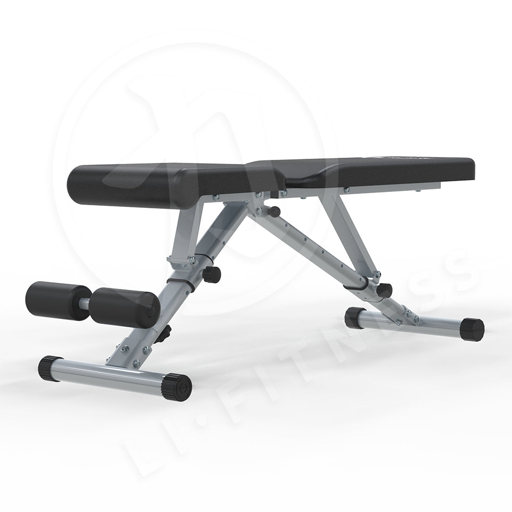 【300kg】Foldable Adjustable Dumbbell Weight Bench Press Sit-up Flat Gym Exercise