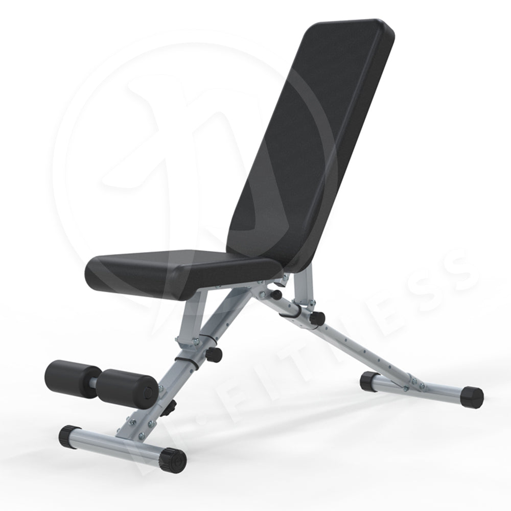 【300kg】Foldable Adjustable Dumbbell Weight Bench Press Sit-up Flat Gym Exercise