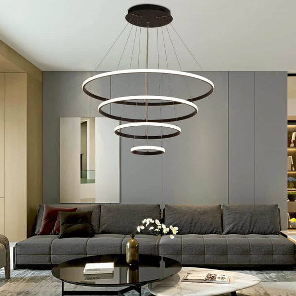 4 Rings Crystal Chandelier by USOR - Australian Chandelier Store