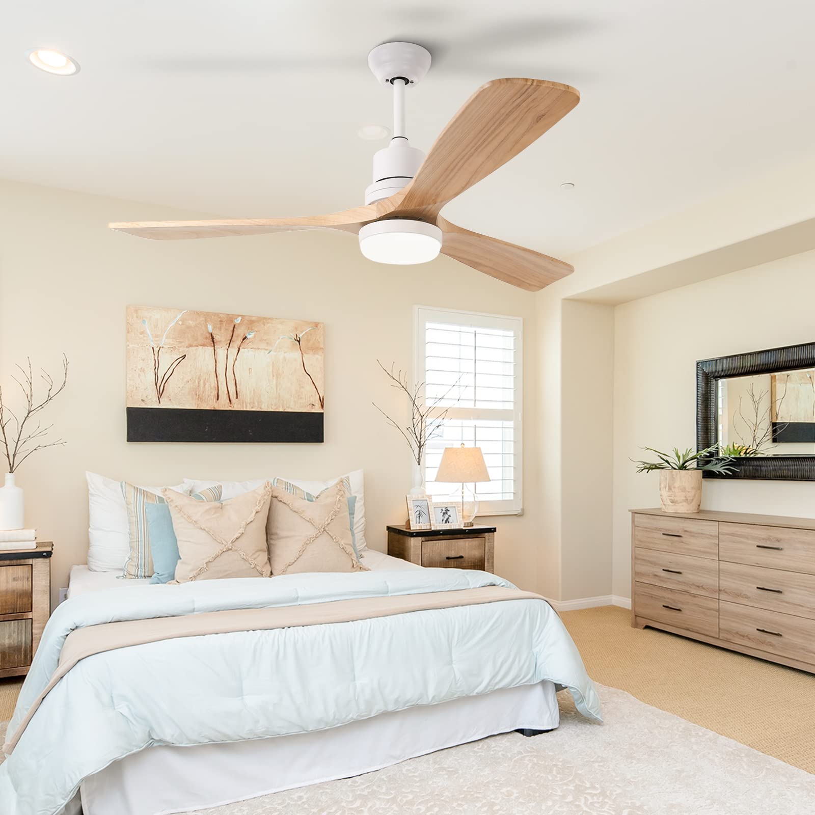 52'' Ceiling Fan with Lightby USOR - Australian Ceiling Fan Store