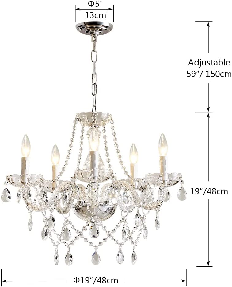 Vintage Crystal Chandelier by USOR - Australian Chandelier Store