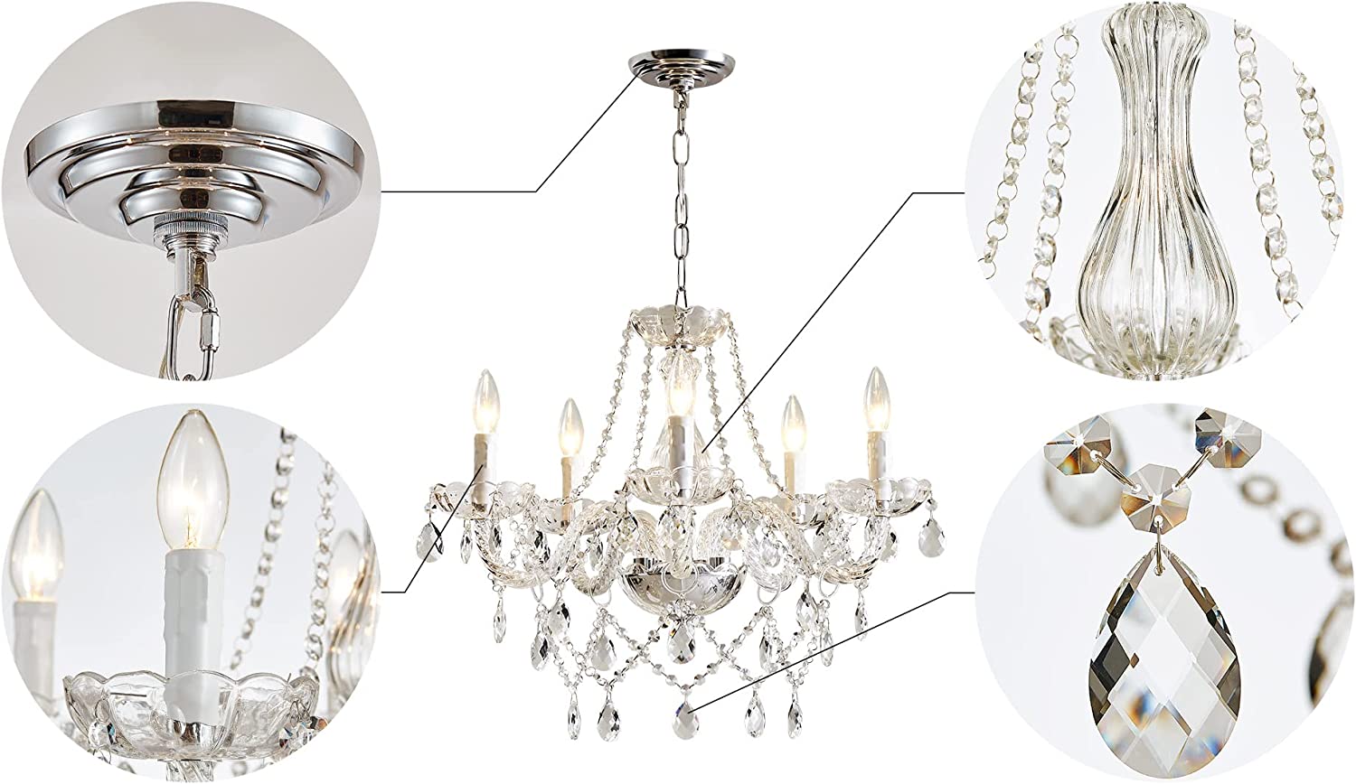 Vintage Crystal Chandelier by USOR - Australian Chandelier Store