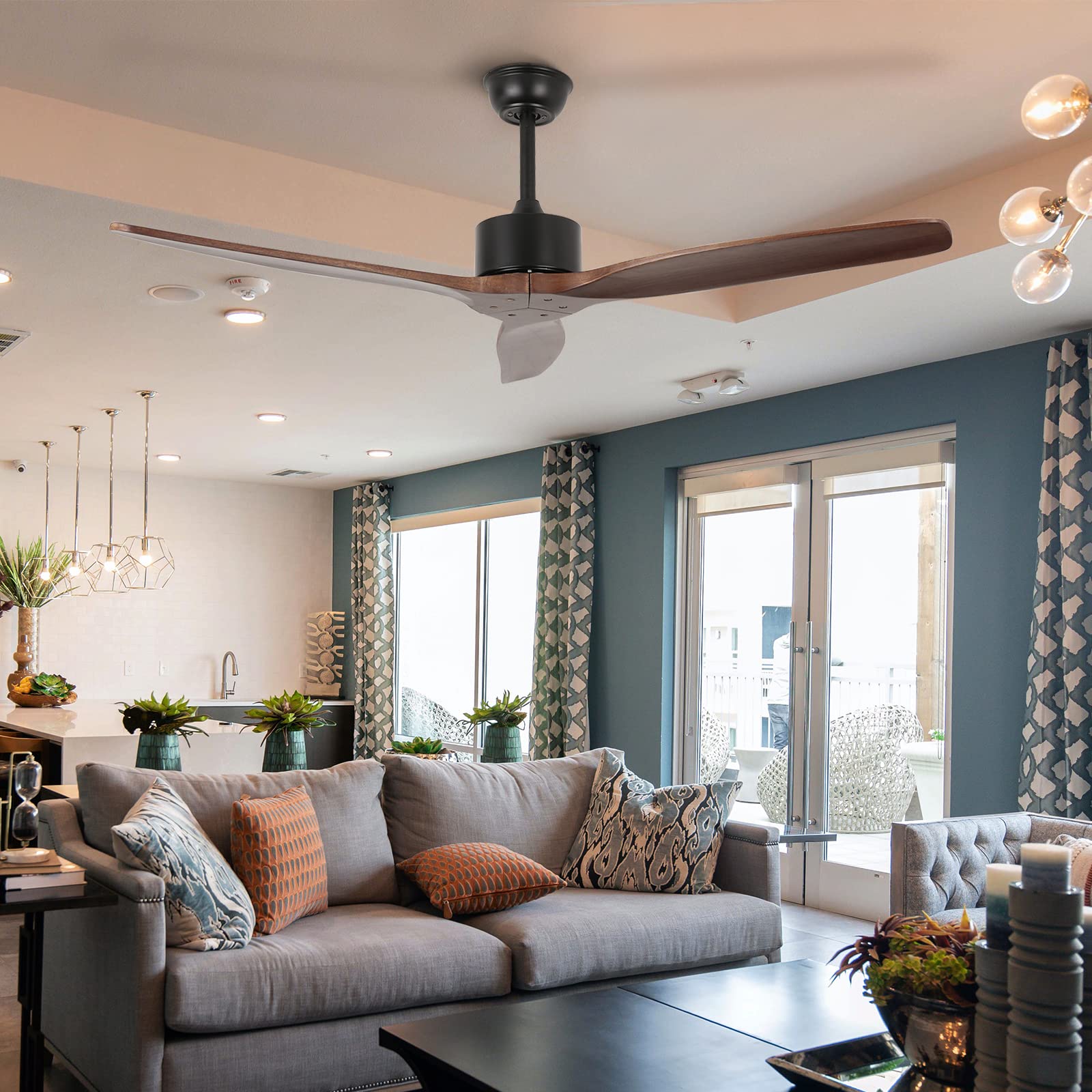 3 Wood Blades Ceiling Fan by USOR - Australian Ceiling Fan Store