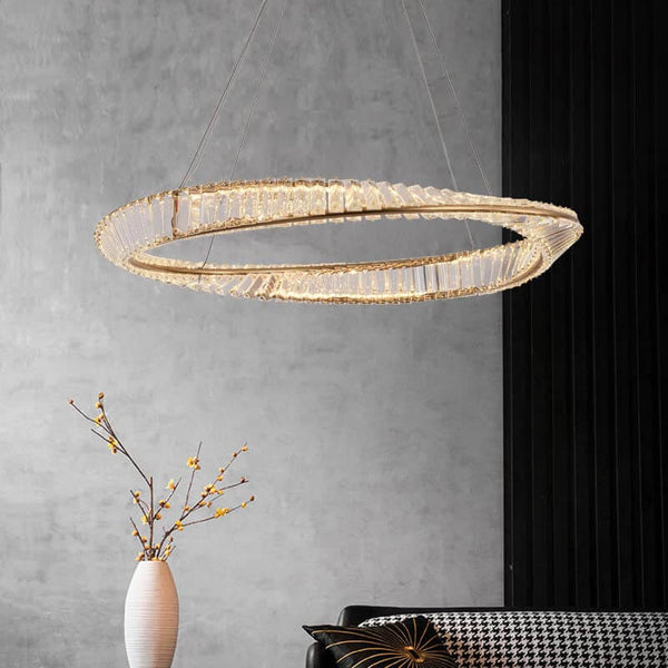 1 Ring Crystal Chandelier by USOR - Australian Chandelier Store