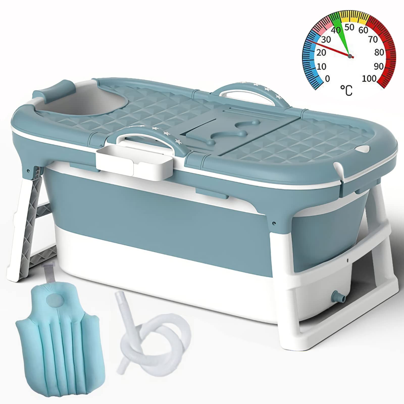 148*62cm Adult Foldable Bathtub by USOR - Australian Furniture& Homeware Store