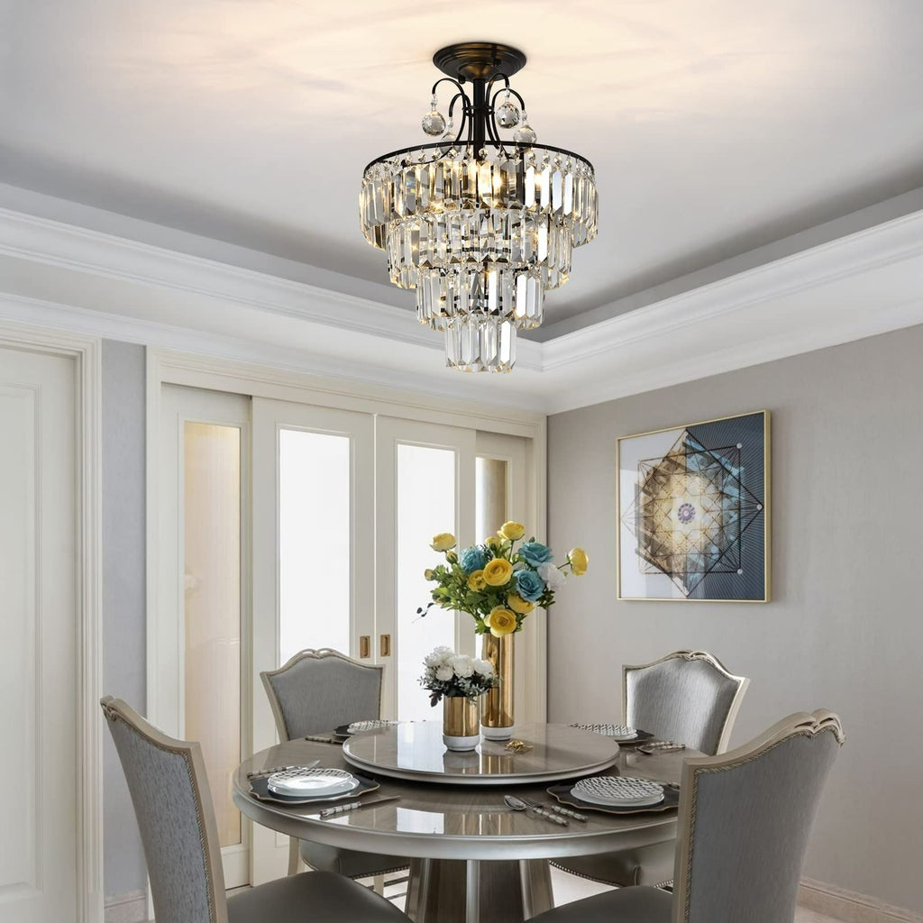 4 Lights Crystal Chandelier by USOR - Australian Chandelier Store
