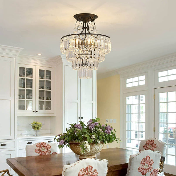 4 Lights Crystal Chandelier by USOR - Australian Chandelier Store