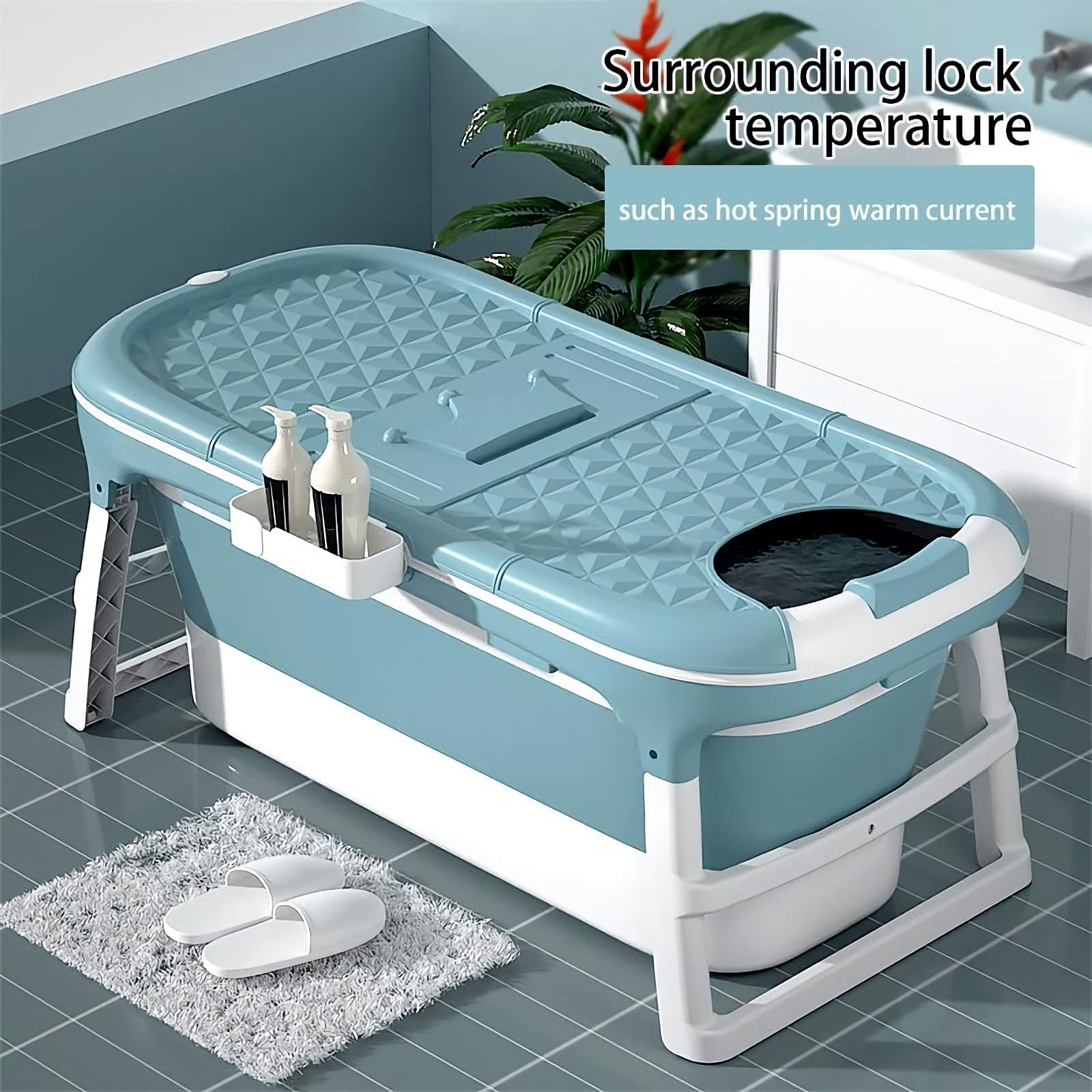 120*62cm Adult Foldable Bathtub by USOR - Australian Furniture& Homeware Store
