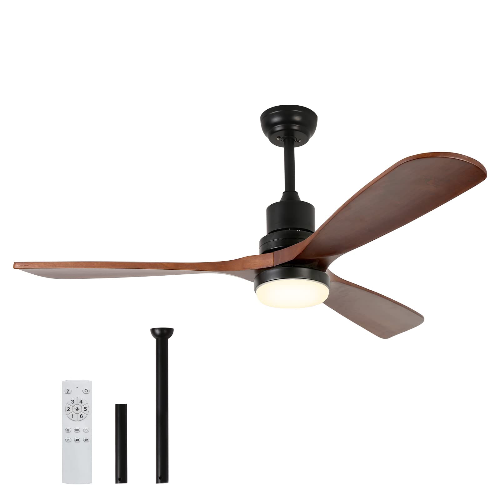 52'' Ceiling Fan with Light by USOR - Australian Chandelier Store