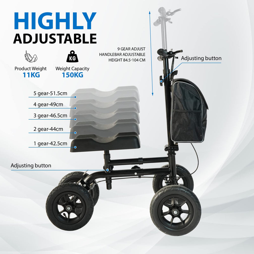 Foldable Knee Scooter Walker
