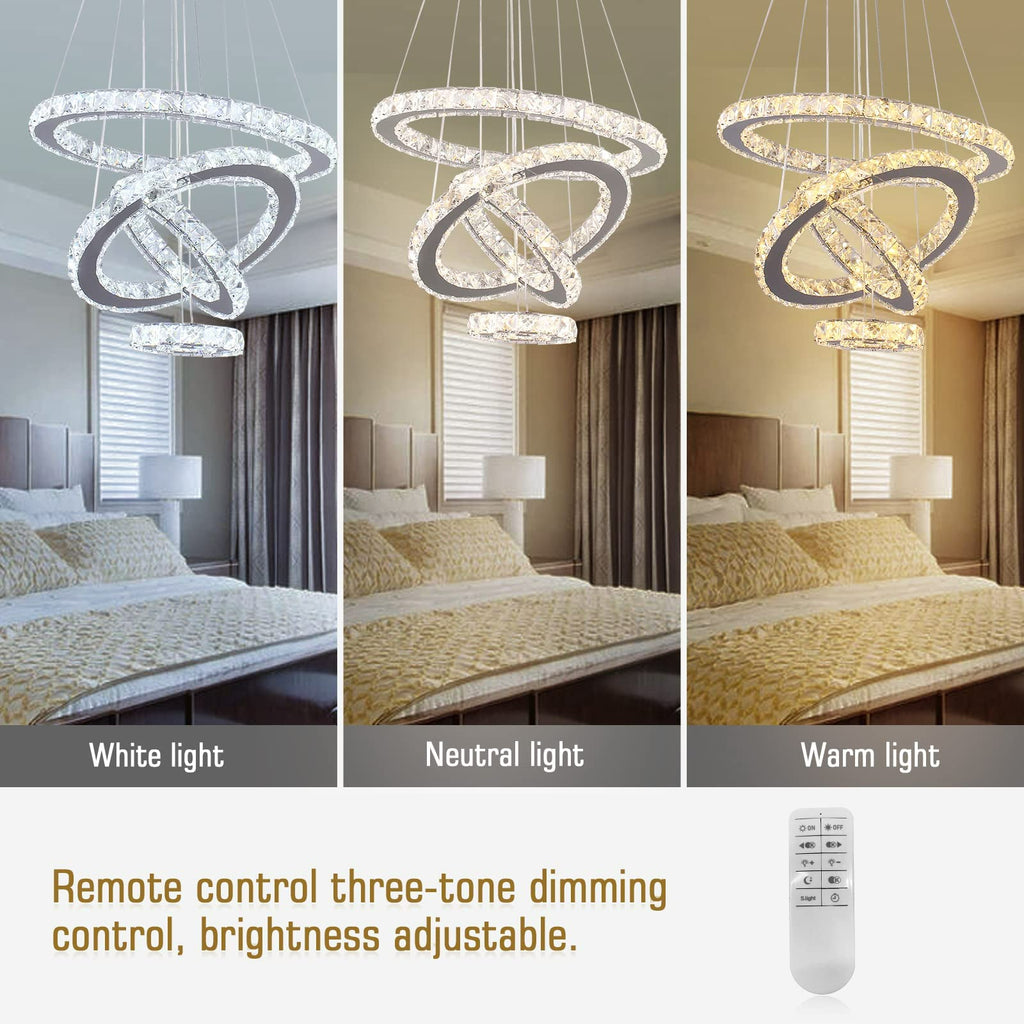 4/6Rings Crystal Chandelier by USOR - Australian Chandelier Store