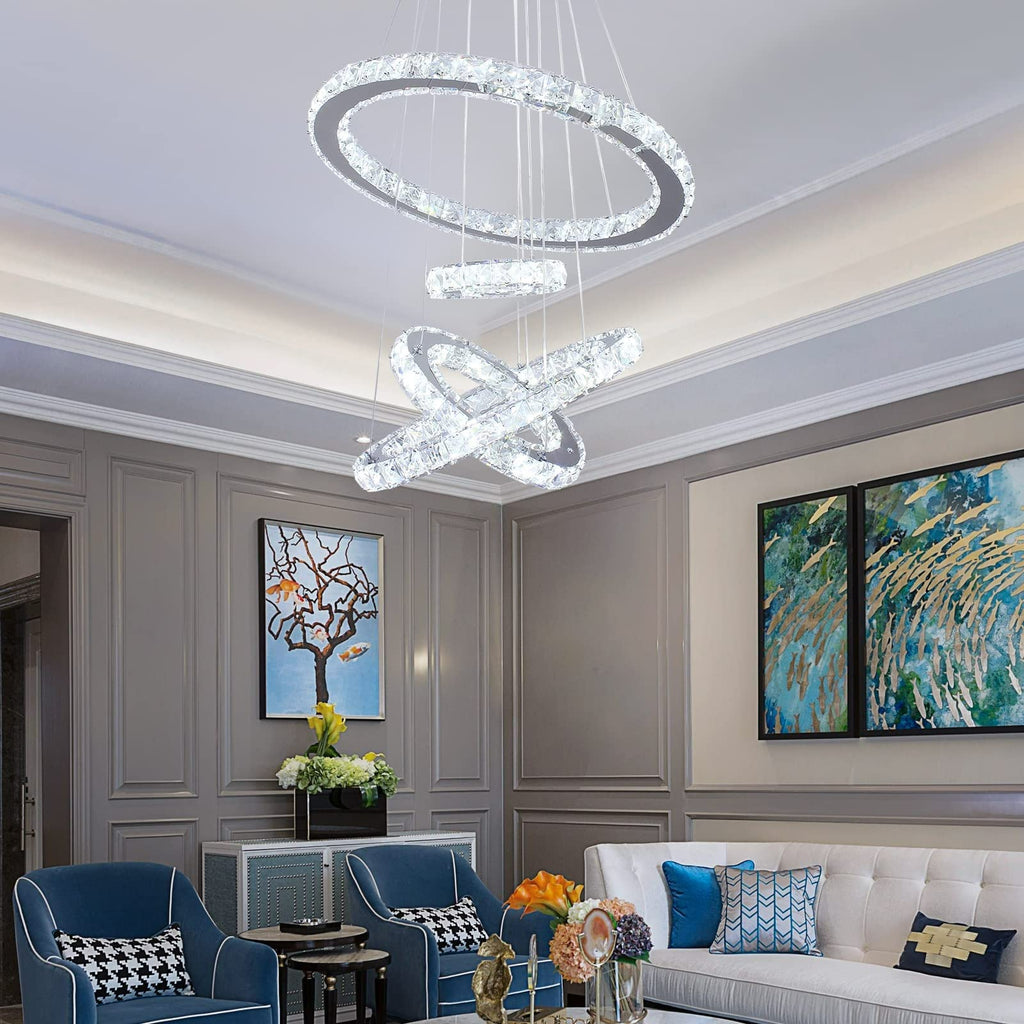 4/6Rings Crystal Chandelier by USOR - Australian Chandelier Store